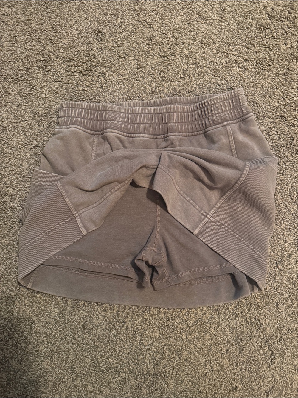 Everyday Chic boutique Stretch Skort in Heather Gray